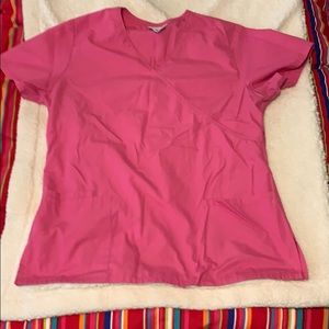 SB Women’s scrubs M/S set Shocking Pink